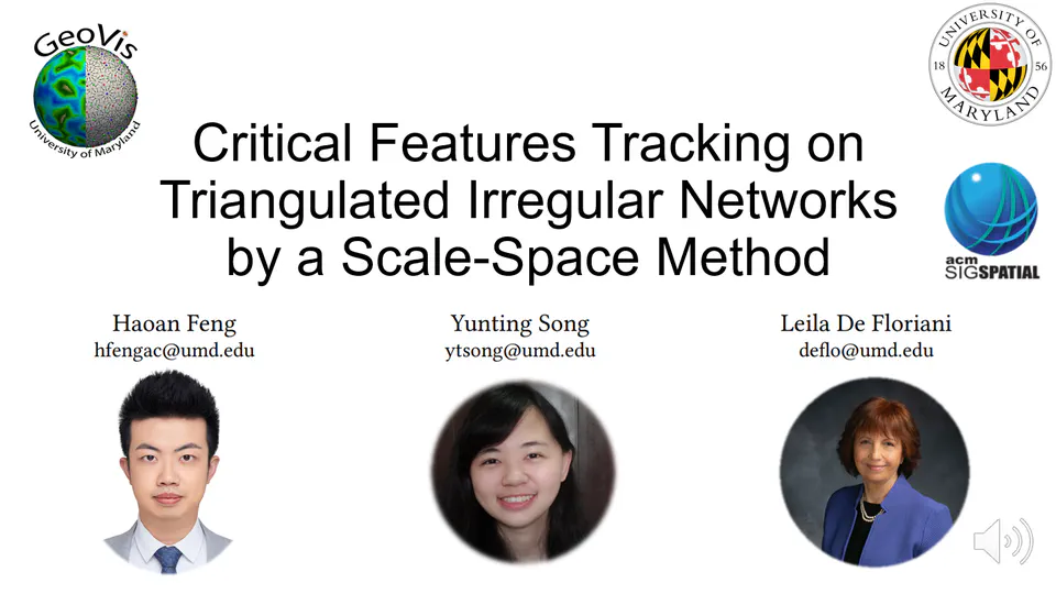 Presentation of Scale Space for TINs @ ACM SIGSPATIAL2024